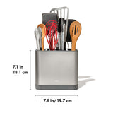 Adjustable Stainless Steel Utensil Holder - Large S6