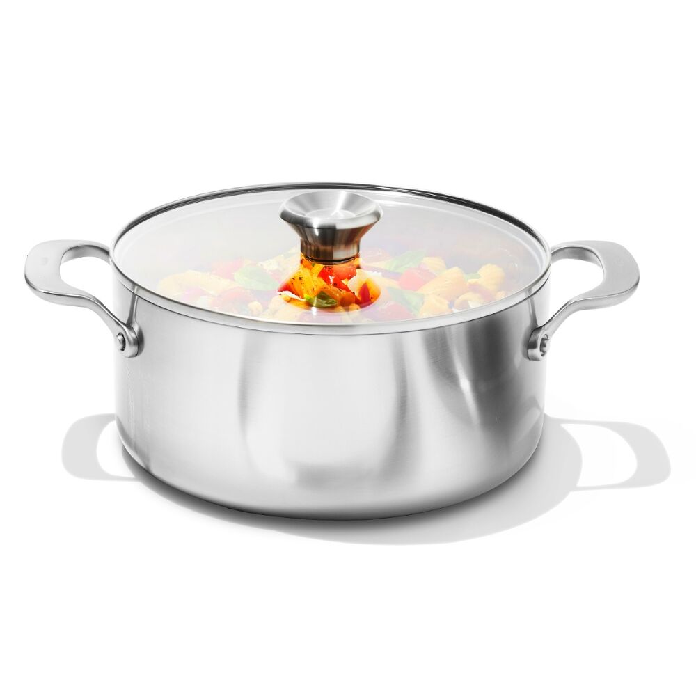 Stainless Steel Mira Series 5.2qt Casserole And Lid J3