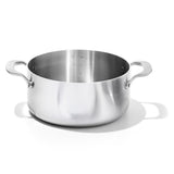 Stainless Steel Mira Series 5.2qt Casserole And Lid J3