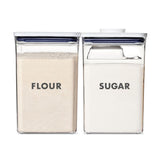 2-Piece Prelabeled POP Container Set with Scoop K5
