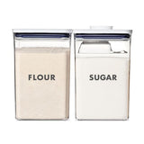 2-Piece Prelabeled POP Container Set with Scoop K5