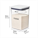 2-Piece Prelabeled POP Container Set with Scoop K5