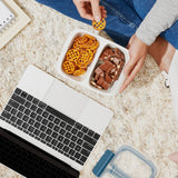 Prep & Go 2-Cup Divided Container D9