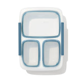 Prep & Go 4.1-Cup Divided Container - Ocean Blue C6