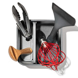 Adjustable Stainless Steel Utensil Holder - Small Y1