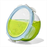 Smart Seal 1-Cup Glass Round Container - Arctic Blue L8