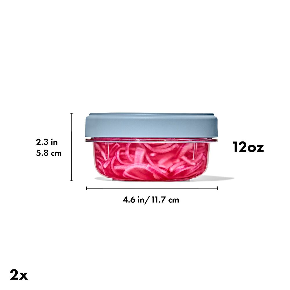 Twist & Stack Container (12 oz) – 2-Pack Q1