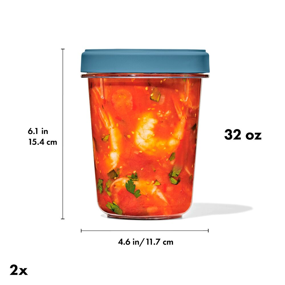 Twist & Stack Container (32 oz) – 2-Pack U0