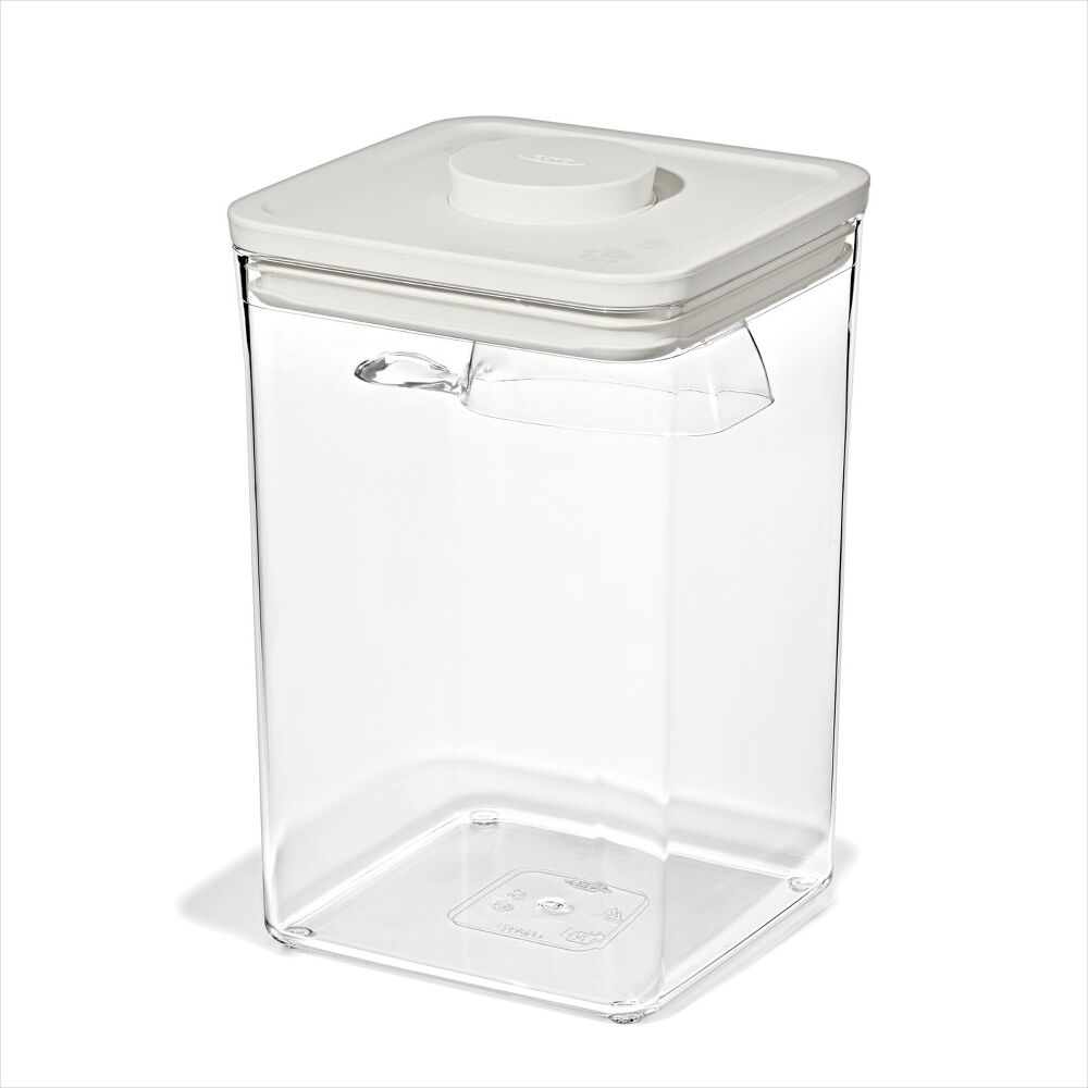 OXO Pet POP Container with Scoop — Big Square Medium — 4.4 Qt/4.2 L M3