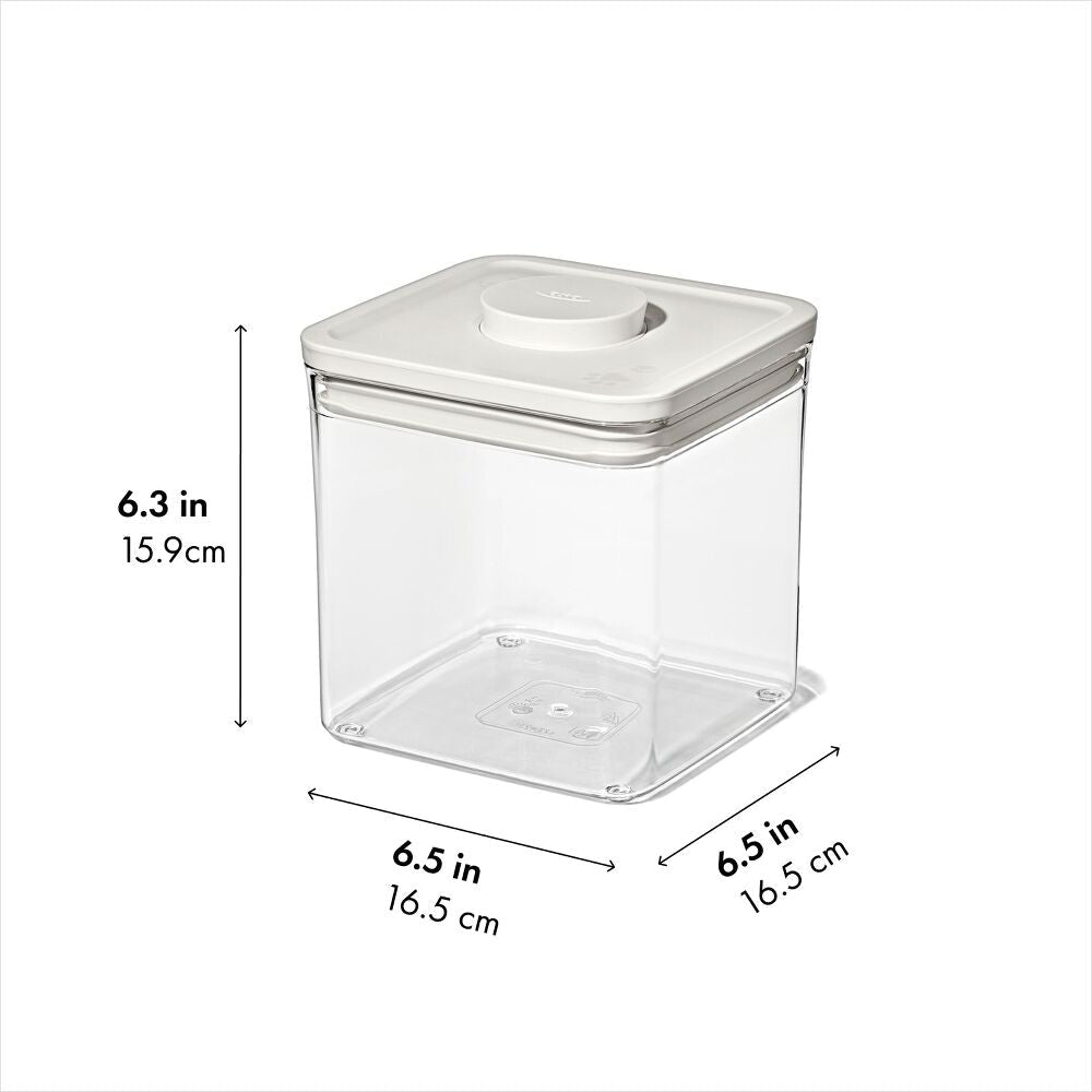 OXO Pet POP Container — Big Square Short — 2.8 Qt/2.6 L M2