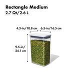 POP Container - Rectangle Medium (2.7 Qt/2.6 L) B1