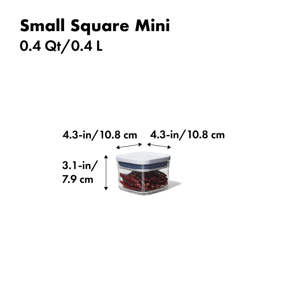 POP Container - Small Square Mini (0.4 Qt.) B0