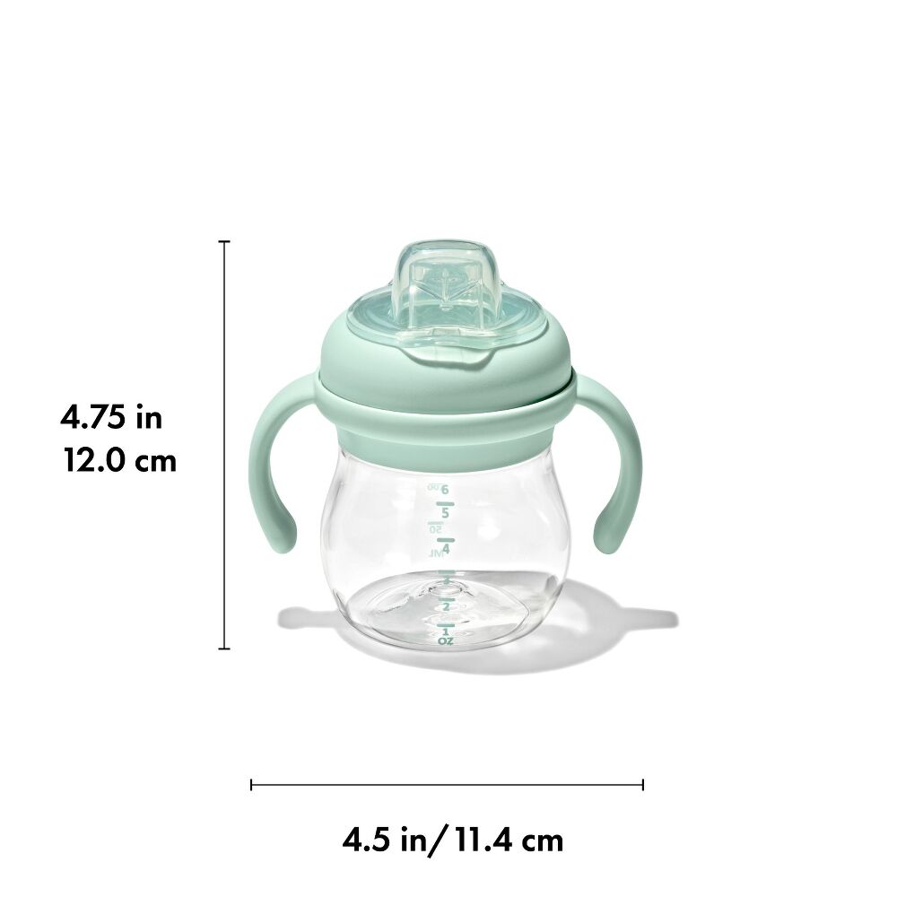 Transitions 6 Oz Soft Spout Sippy Cup with Removable Handles K9