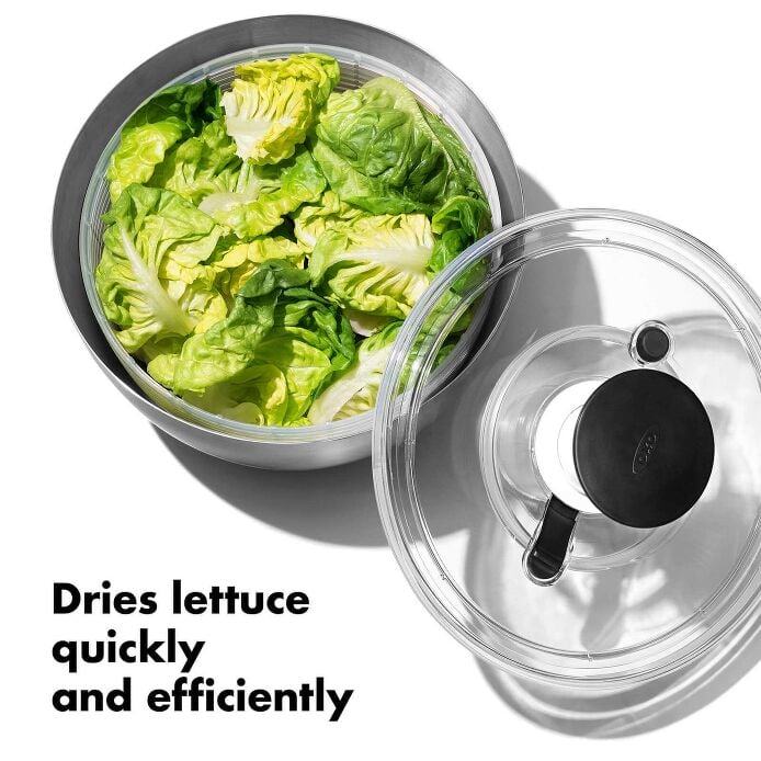 Steel Salad Spinner A4