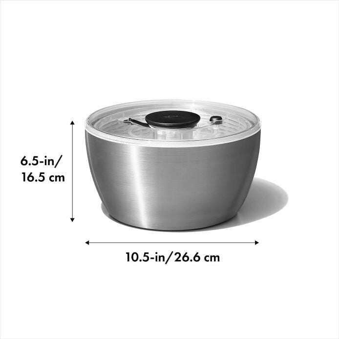 Steel Salad Spinner A4