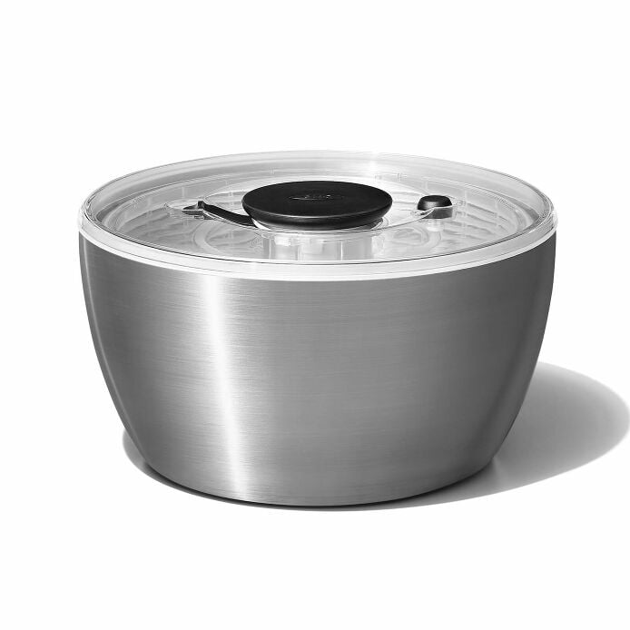Steel Salad Spinner I4