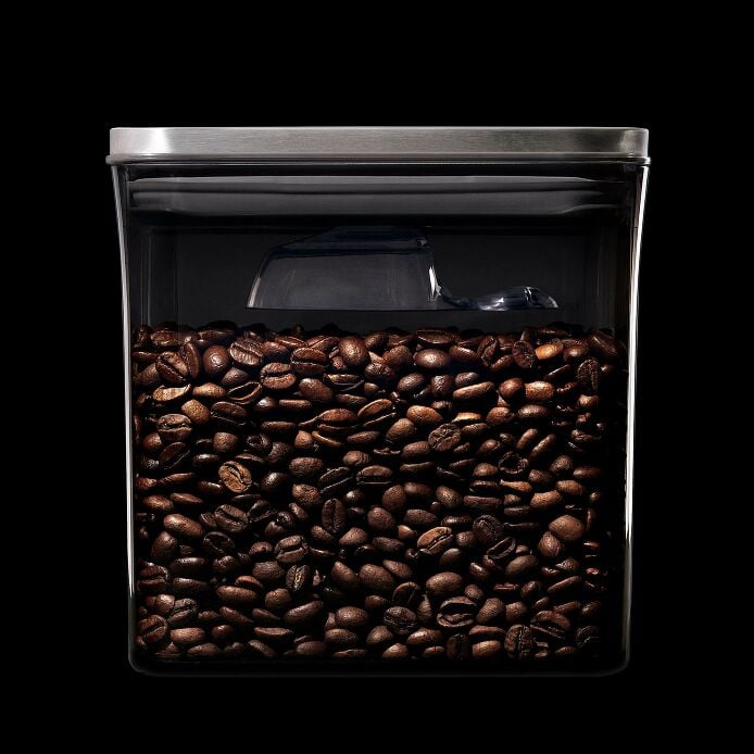 Steel Coffee POP Container (1.7 Qt) with Scoop T1