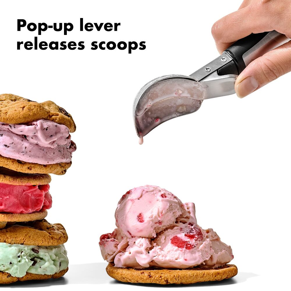 Steel Lever Ice Cream Scoop C6
