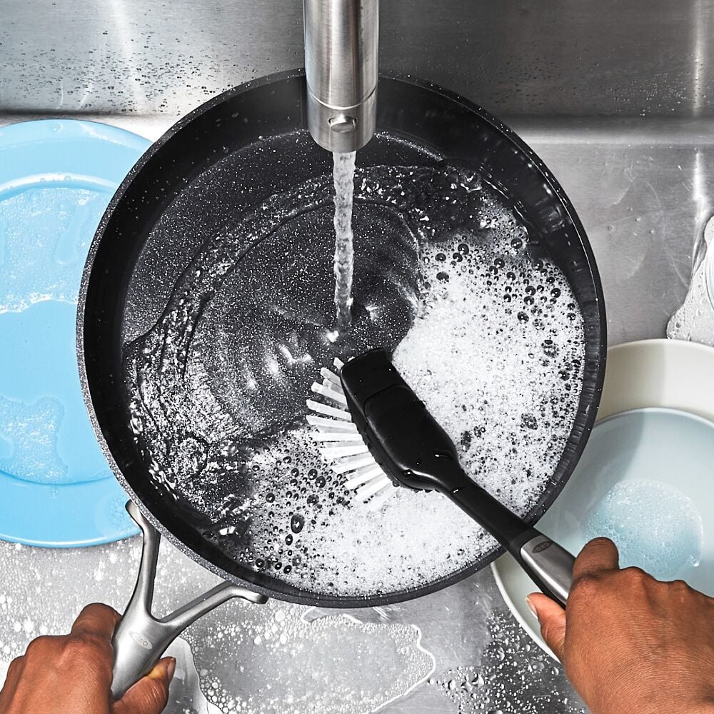 Steel Dish Brush with Replaceable Head Q3