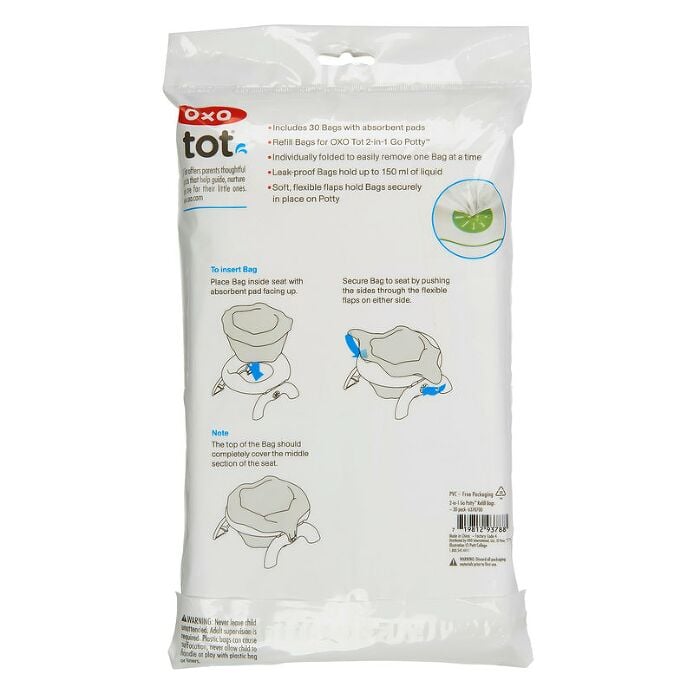 2-in-1 Go Potty™ Refill Bags - 30 Pack A8