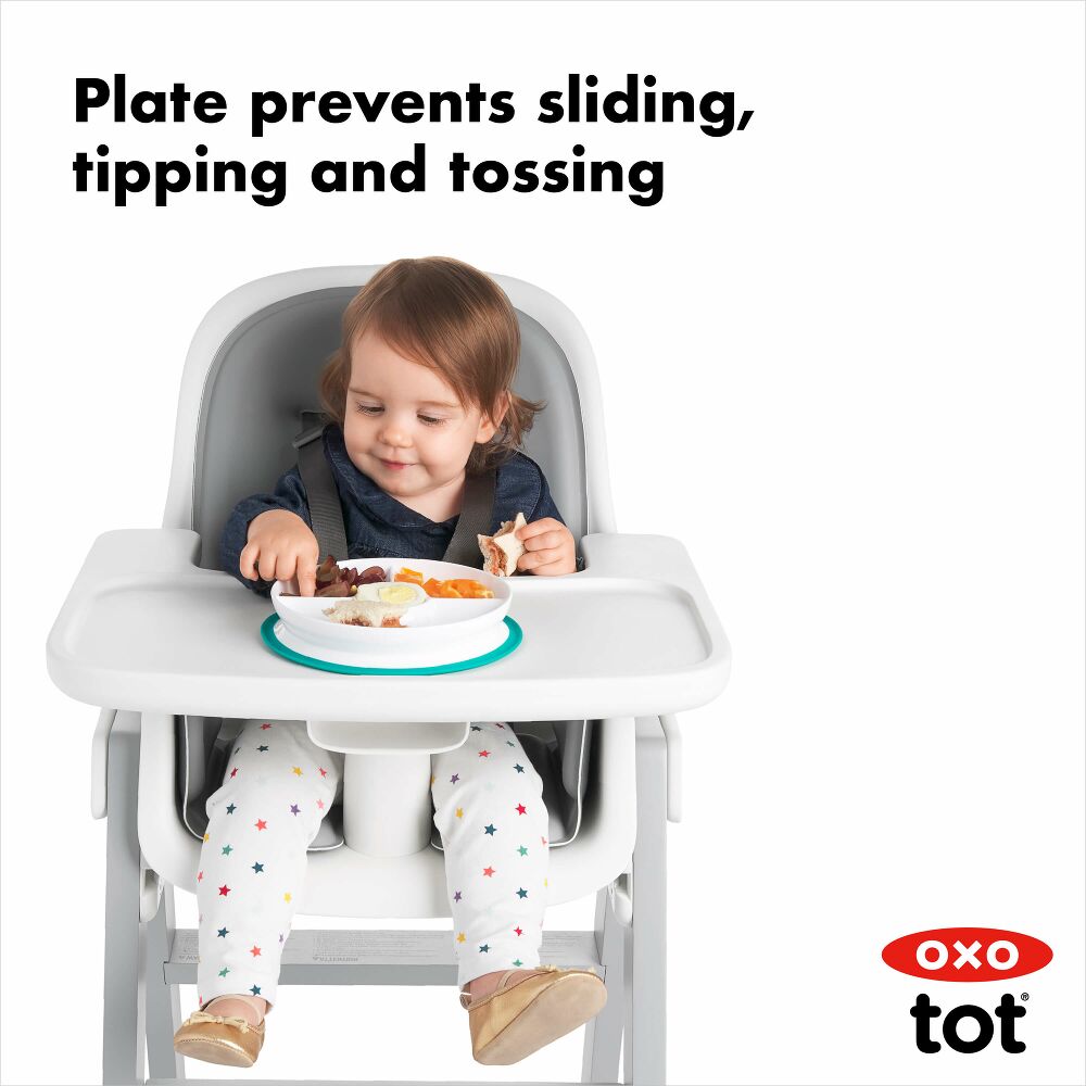 Stick & Stay Suction Divided Plate G8