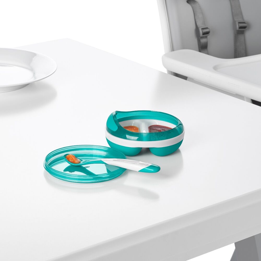 Divided Feeding Dish with Removable Ring G5