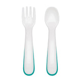 On-the-Go Plastic Fork and Spoon Set with Travel Case V4
