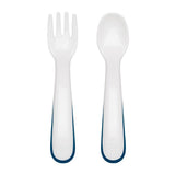 On-the-Go Plastic Fork and Spoon Set with Travel Case J2