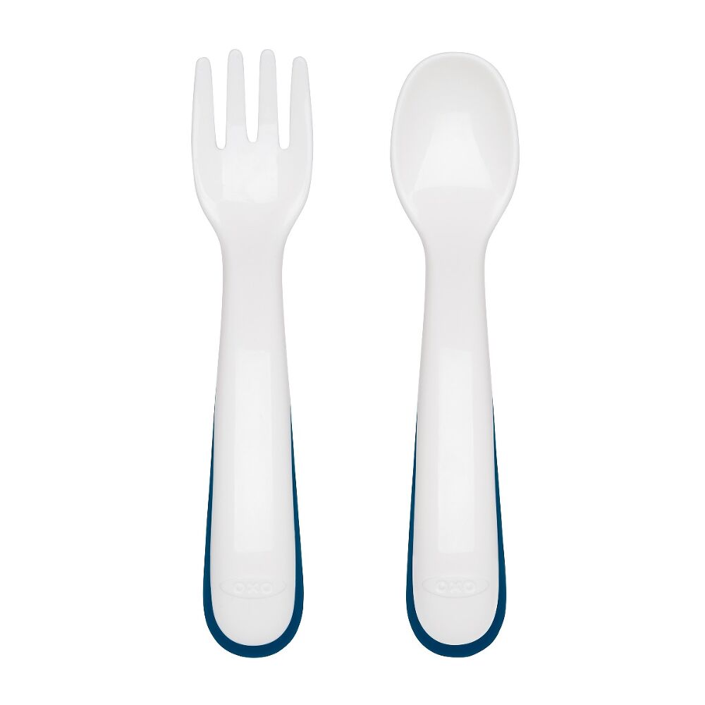 On-the-Go Plastic Fork and Spoon Set with Travel Case J2