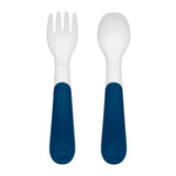 On-the-Go Plastic Fork and Spoon Set with Travel Case J2