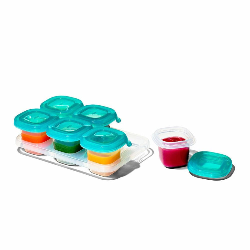 2 oz Baby Blocks™ Silicone Freezer Storage Containers C6