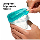4 oz Baby Blocks™ Silicone Freezer Storage Containers - Tot Teal X8