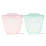 Tot Silicone Reusable Bag - 2-Piece Stand-Up Cup Set U9