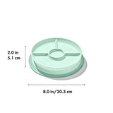 Stick & Stay Suction Divided Plate L6