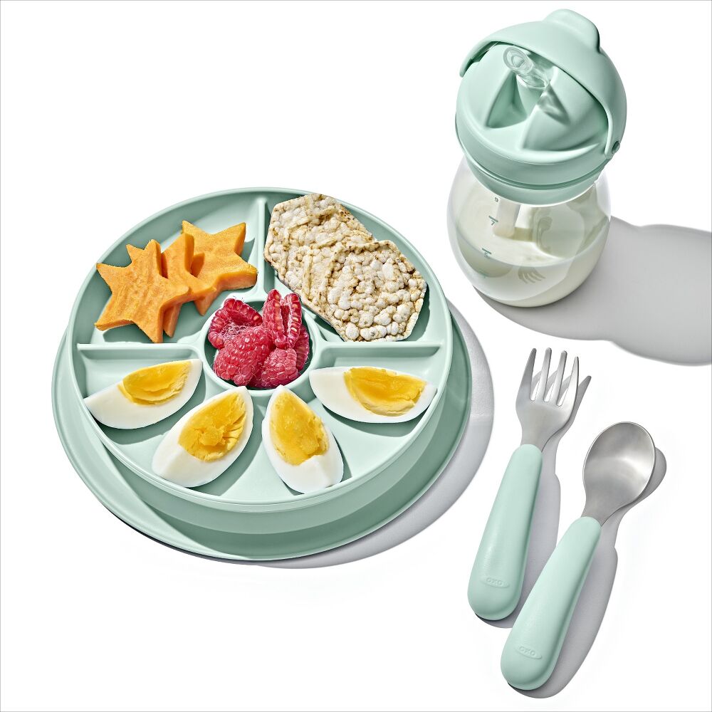 Stick & Stay Suction Divided Plate L6