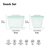 Tot Silicone Reusable Bag - 2-Piece Stand-Up Cup Set U9