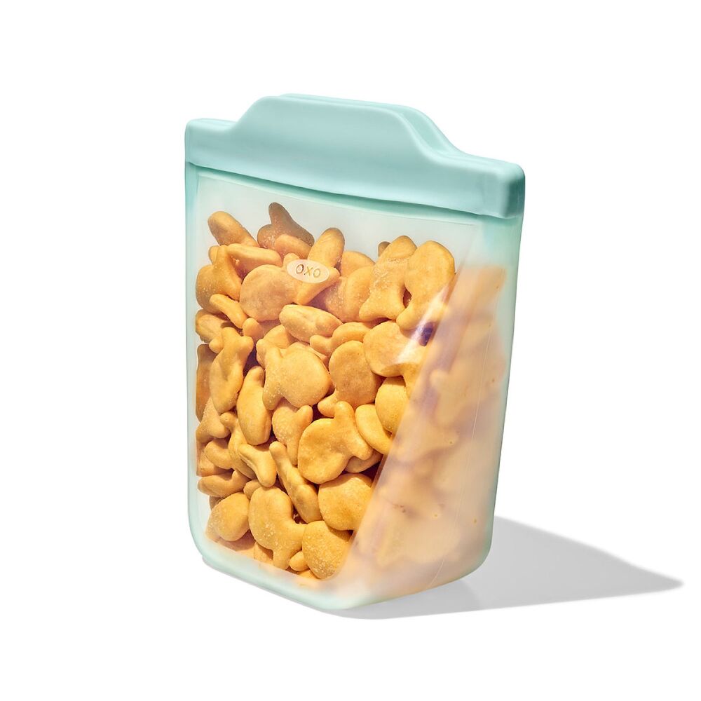 Tot Silicone Reusable Bag - 2-Piece Stand-Up Cup Set U9