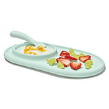 Textured Suction Plate & Spoons Set – 3-Piece L6