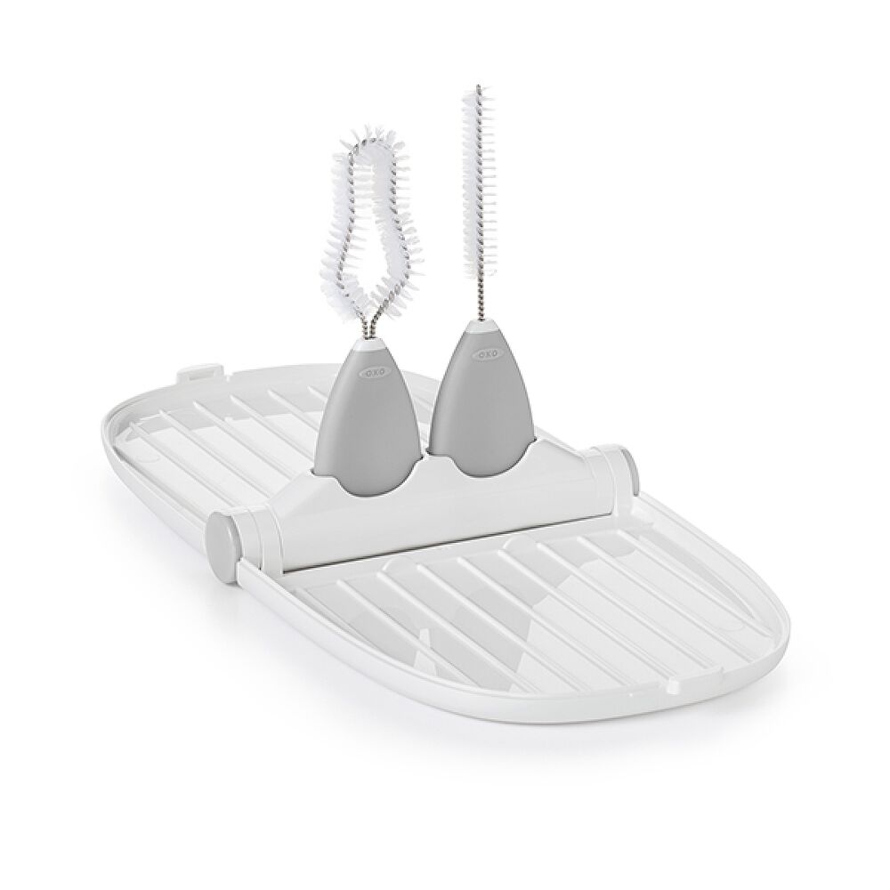 Breast Pump Parts Drying Rack with Detail Brushes D7