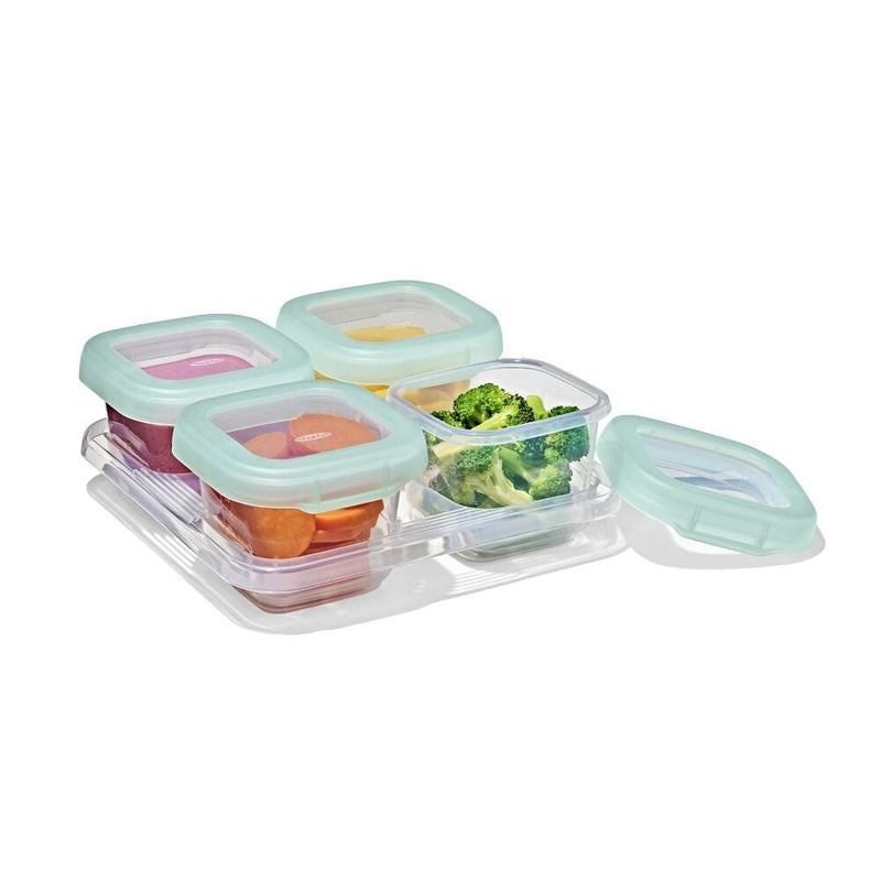 Baby Blocks Food Storage Containers (6 oz) - Opal K5
