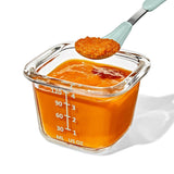 Glass Baby Blocks Food Storage Containers (4 oz) - Opal P2